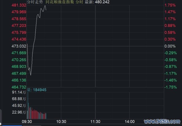A股震荡，上证指数翻红！微盘指数拉升1.75%，医药股全线反弹，半小时2317亿；南下资金净买入港股超10亿港元