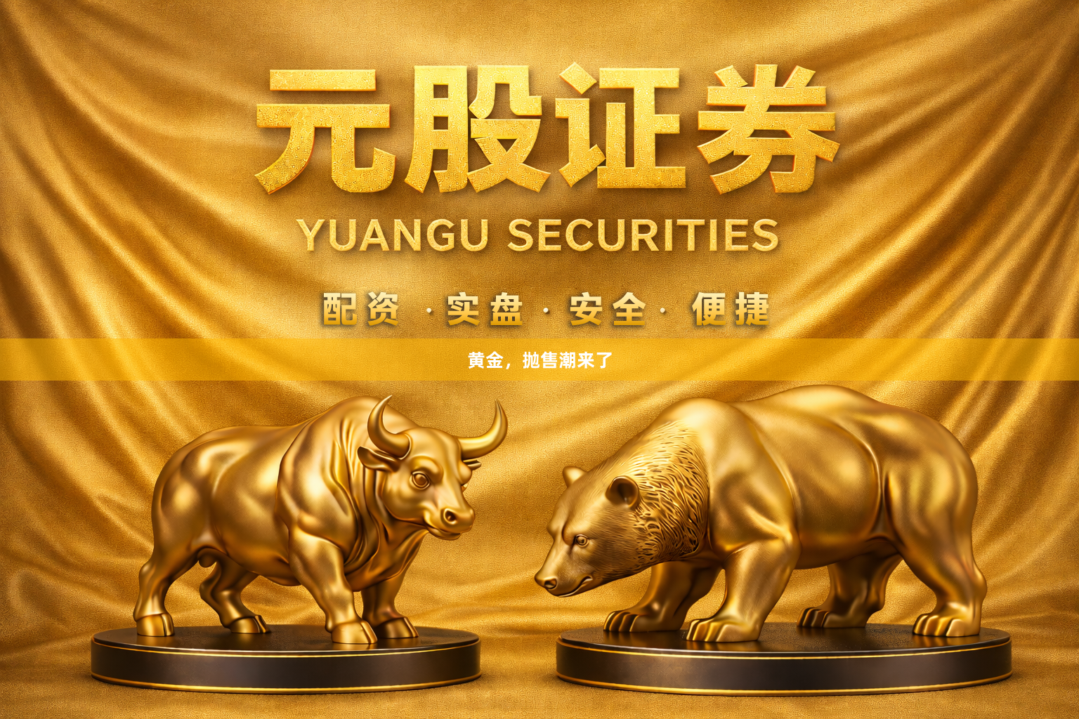 黄金,抛售潮来了